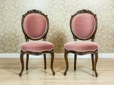 Dwa krzesła w stylu Ludwika Filipa