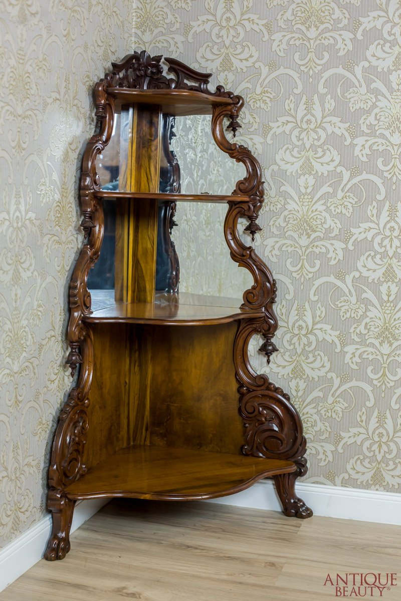 Antique deals corner etagere