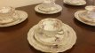 Serwis kawowy 39 części z manufaktury Królewskiej Tettau I poł. XX wieku
