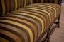 Komplet salonowy mocno rzeźbiony sofa + 2 krzesła