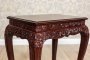 Decorative Small Table with Rich Woodcarving