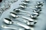 Silver Mocha Spoons, 12 Pieces