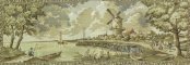 Tapestry Depicting Dutch Landscape