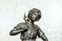 Signed Bronze Sculpture -- Shepherdess