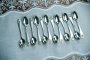 Silver Mocha Spoons, 12 Pieces