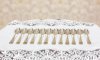 Silver Mocha Spoons, 12 Pieces
