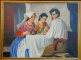 Oil on Canvas – The Three Characters, signed M. Daniel