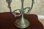 Pair of Tin Candlesticks