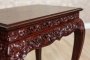 Decorative Small Table with Rich Woodcarving