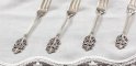 Four Silver Dessert Forks