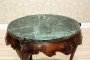 Neo-Rococo Small Table with a Marble Top (Circa 1933)