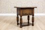 Oaken Stool/Sewing Table, Circa 1930