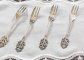 Four Silver Dessert Forks