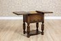 Oaken Stool/Sewing Table, Circa 1930