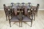 Oaken Art Nouveau Dining Room Set