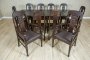 Oaken Art Nouveau Dining Room Set