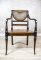 Armchair with Rattan Back