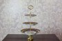 Bohemia Three-Tiered Epergne, Czechoslovakia