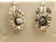 Gold Earrings from 1870 – 18-Karat Rose Gold with Diamonds