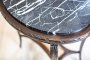 Oval Table with Marble Top