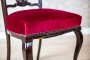 Set of Four Chairs with Openwork Backrests