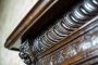 19th-Century Wall-Mounted Oak Coat Rack