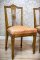 Set of Eight Empire Ash Chairs from the Late 19th Century