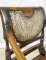 Armchair with Rattan Back