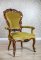 19th-Century Carved Armchair