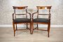 Set of Biedermeier Mahogany Armchairs