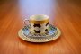 Set of 2 250 ml Cups with Saucer and Dessert Plate