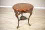 Oval Coffee Table on Cast Iron Base