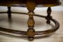 Oval, Intarsiated Sofa Table