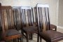 Set of 11 Dark-Colored Chairs from the Interwar Period