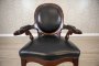 Antique Mahogany Armchair from the Late 19th Century