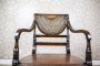 Armchair with Rattan Back