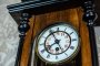 Wall Clock with Carvings