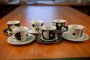 Set of 6 Cups with Saucer