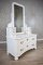 Two-Piece Dresser with Tilt Mirror Circa 1900