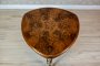 Decorative Side Table with Brass Appliqués