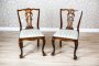 Two Chairs from the Early 20th Century in the Chippendale Type