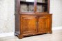 Oak Display Cabinet-Bookcase