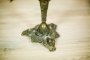 Brass, Three-Arm Candlestick