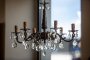 Six-Arm Chandelier with Crystals