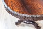 Palisandrowy stół owalny z przełomu wieków