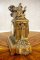 Napoleon III French Bronze Mantel Clock Set from the 19th Century