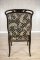 Decorative Art Nouveau Oak Armchair from the 20th Century