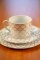 Set of 2 Cups with Saucer and Dessert Plate