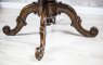 Italian Walnut Wood & Veneer Table in the Rococo Revival Style