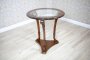 Pair of Side Tables with Glass Tops